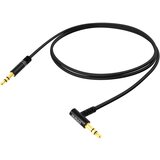 AVIZAR 3,5 mm moški-moški avdio kabel, konec pod kotom 90°, dolžina 1 metra - crn, (20618075) Cene
