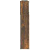  Uzglavlje s ormarićem boja dimljenog hrasta 220 x 19 x 103,5 cm | shoptok.hr