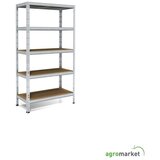 Metalna polica MAXI POKER 180x90x40cm 5x200kg pocinkovana | ePonuda.com