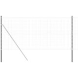 vidaXL Steber ograje. 2 pcs Siva Jeklo s prašnim premazom, (5000157942) | Shoptok.si