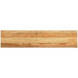  Okenske police 2 kosa svetlo rjava 90x20x2 cm trdna hrastovina | Shoptok.si