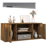 TV ormarić boja dimljenog hrasta 100x35x40 cm konstruirano drvo | shoptok.hr