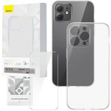 Baseus Corning zaščitni komplet prozornega ohišja in kaljenega stekla za iPhone 12, (20756106) Cene
