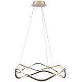 Candellux Lighting LED luster na sajli VAVE LED/28W/230V roze zlato Cene