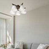  Brilagi - LED Prislonjen luster ANTHONY 5xE14/40W/230V hrast orah/bela | Eponuda.com