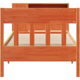 Krevet s regalom za knjige bez madraca 100 x 200 cm od borovine | Eponuda.ba