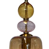  Visilica na sajli TROPEA 1xE27/15W/230V crna/zadimljeno bež/ružičasta | Eponuda.com