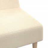  Dvosjed na razvlačenje od tkanine krem | shoptok.hr