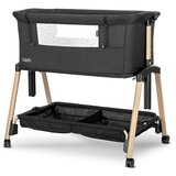 Lorelli Layla dječji krevetić 2u1, Black/Wooden Cijene