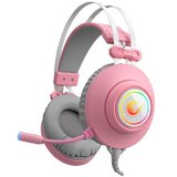  Slušalice sa mikrofonom gaming RAMPAGE RM-K1 PULSAR pink, USB, 7.1 Surround+Vibration, RGB, dugi fleksibilni mikrofon, 36130 | Eponuda.ba