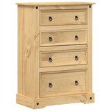  Ladičar Corona 80 x 43 x 114 cm od masivne borovine | shoptok.hr