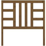  Posteljno vzglavje medeno rjavo 96x4x100 cm trdna borovina, (20645113) | Shoptok.si