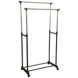 Five vješalica za odjeću pomična dupla ikare 80X42X170Cm polipropilen inox crna Cijene