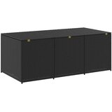  Vrtna kutija za pohranu od poliratana 180 x 90 x 70 cm crna | shoptok.hr