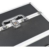  Kovčeg za šminku 22 x 30 x 21 cm crni aluminijski | shoptok.hr