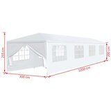  Vrtni Šator 3x12 m Bijeli | shoptok.hr