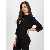 RUE PARIS Blouse-RV-BZ-7547.12P-black | Shoptok.si