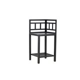Venture Home kutni modul vanjske kuhinje Alicante 128 × 60 × 60 cm, crna i siva | shoptok.hr