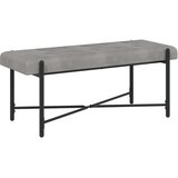  Klupa s gumbima i jastučićima Svjetlosiva 110 x 40 x 46 cm | Eponuda.com