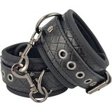 SuperLove Matrix Leather Handcuffs Black Cijene