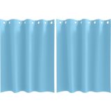  Zavjese 2 pcs Svijetlo plava 140 x 140 cm Poliester | shoptok.hr