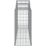  Lučne gabionske košare 2 kom 300x50x100/120cm pocinčano željezo | shoptok.hr
