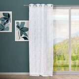 Casa Selección Bela/siva prosojna zavesa 140x260 cm Coral – | Shoptok.si