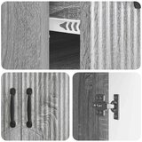  Kreveta Siva sonoma 66 x 34 5 x 87 cm Konstruirano drvo | shoptok.hr