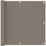 vidaXL Balkonsko platno taupe 90x500 cm oksford blago, (20610001) | Shoptok.si