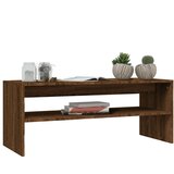  Stolić za kavu smeđa boja hrasta 100x40x40 cm konstruirano drvo | shoptok.hr