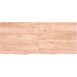  Zidna polica svjetlosmeđa 140x60x(2-4) cm obrađena hrastovina | Eponuda.ba