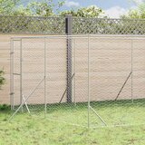 Vanjski kavez za pse srebrni 4 x 16 x 2 m od pocinčanog čelika | shoptok.hr