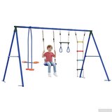  Set vanjskih ljuljački Šareni Čelik i PE | shoptok.hr