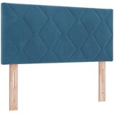 Krevet s od storage s uzglavljem Tamno plava 90 x 190 cm Baršun | shoptok.hr