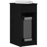 Tower stalak za računalo s ladicom crni 35x45x77 cm