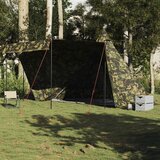 vidaXL Obiteljski šator tipi za 6 osoba maskirni vodootporni | shoptok.hr