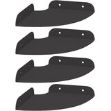  Lebdeća polica s policom s pohranom 4 pcs Crna 15 x 15 x 2 cm | Eponuda.com