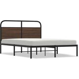 vidaXL Okvir kreveta bez madraca smeđa boja hrasta 140x190 cm drveni | shoptok.hr