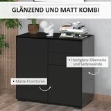  Ormarić za pohranu s 2 ladice 2 vrata s uređajem protiv prevrtanja za dnevni boravak spavaću sobu 79 x 36 x 74 cm crni | shoptok.hr