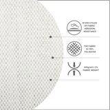 Maison de Rêve Kremno bela oblazinjena zakonska postelja s prostorom za shranjevanje 160x200 cm Senses – | Shoptok.si