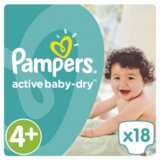 Pampers RP 4+ MAXI + ACTIVE (18) Cene