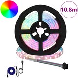  LED traka 12 pcs Crna i prozirna 900 mm Bakar i plastika | shoptok.hr