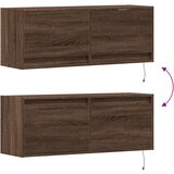  Zidni TV ormarić LED smeđa boja hrasta 100x31x38 cm | shoptok.hr