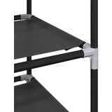 vidaXL Stalak za cipele 10 razina crni 44x28x180 cm netkana tkanina | shoptok.hr