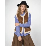 Only ONLTAKANA EMB WAISTCOAT Smeđa | shoptok.hr