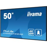 Iiyama LFD LH5060UHS-B1AG 50" 4K UHD professional digital signage 3840x2160 16:9 500 cd/m² 1200:1 8ms Android 11 OS, iiSignage², FailOver, EShare landscape, portrait LH5060UHS-B1AG | ePonuda.com