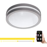 Eglo locano-c spoljna/zidna/plafonjera, led, 14w, 1300lm, prečnik 260, antracit/bela | Eponuda.com