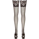 Cottelli steznik s širokim cvetličnim robom (črna) - 4 | Shoptok.si