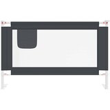  Sigurnosna ograda za dječji krevet tamnosiva 120x25 cm tkanina | Eponuda.com