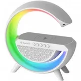 zvučnik bluetooth wireless SG302 beli + fm rgb